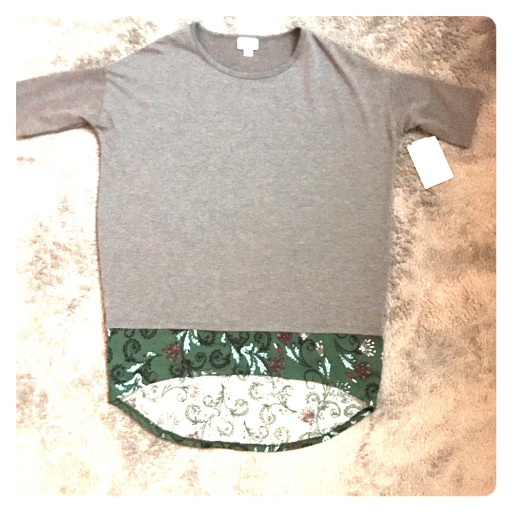 LuLaRoe floral dipped Irma- NWT